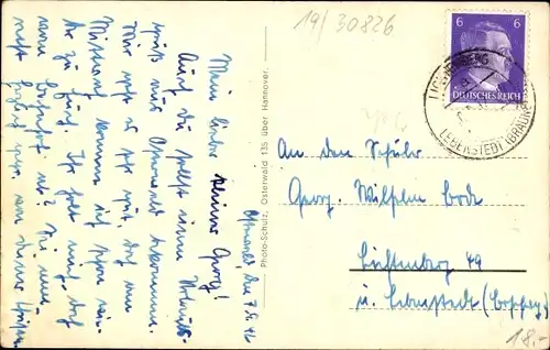 Ak Osterwald Garbsen in Niedersachsen, Teilansichten, Geschäft