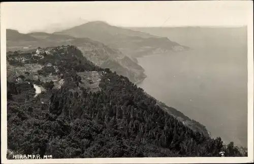 Foto Ak Miramar Mallorca Balearische Inseln, Panorama, Küste