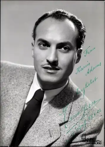 Ak Schauspieler Mario Greco, Portrait, Autogramm