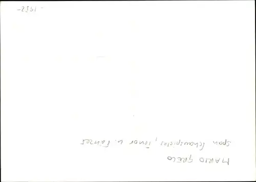 Ak Schauspieler Mario Greco, Portrait, Autogramm