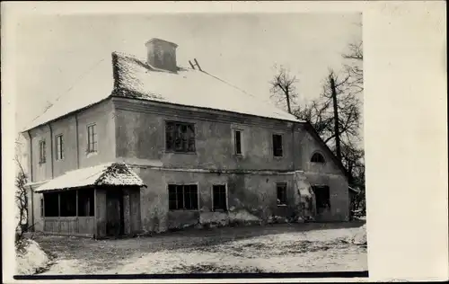 Foto Ak Stabsgebäude Infanterie Regiment 422, I WK