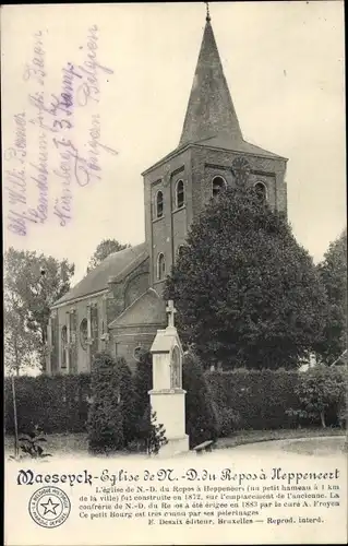 Ak Maaseik Maeseyck Flandern Limburg, Kirche