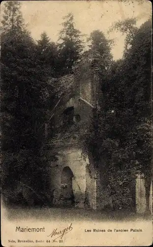 Ak Mariemont Morlanwelz Wallonien Hennegau Belgien, Ruinen