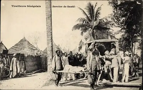 Ak Senegal, Tirailleurs Sénégalais, Service de Santé