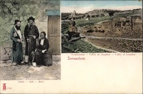 Judaika Ak Jerusalem Israel, Juden, Josaphat-Tal