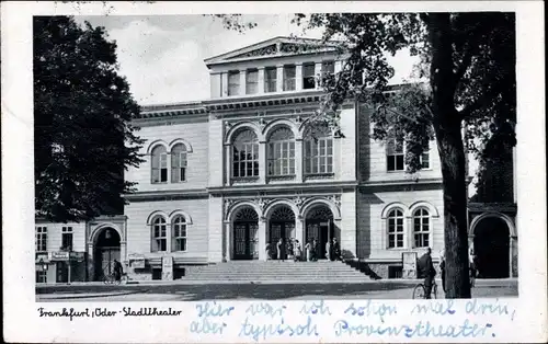 Ak Frankfurt an der Oder, Stadttheater