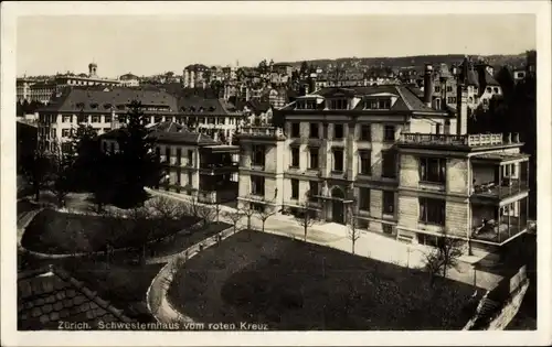 Ak Zürich Stadt Schweiz, Schwesternhaus vom roten Kreuz