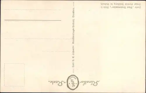 Ak Denn Dein ist das Reich, betende Soldaten, Jesus