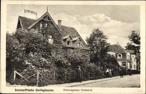 Ak Oerlinghausen in Lippe, Erholungshaus Waldesruh