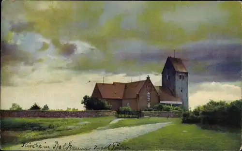 Ak Boldixum Wyk auf Föhr Nordfriesland, Kirche