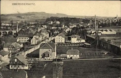 Ak Oberoderwitz Oderwitz in der Oberlausitz, Gesamtansicht