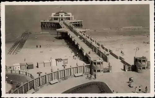 Ak Blankenberghe Blankenberge Westflandern, Seebrücke