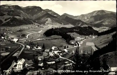 Ak Palbersdorf Thörl Steiermark, Panorama, Bürgeralpe