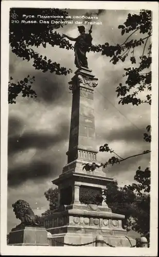 Ak Rustschuk Russe Bulgarien, Denkmal der Freiheit