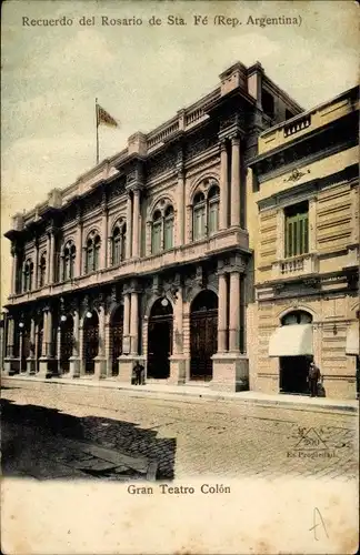 Ak Rosario de Santa Fé Argentinien, Gran Teatro Colon