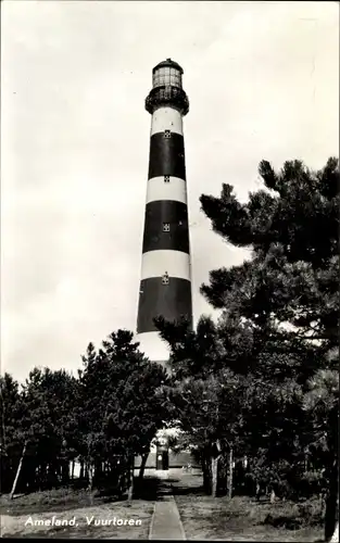 Ak Ameland Friesland Niederlande, Vuurtoren