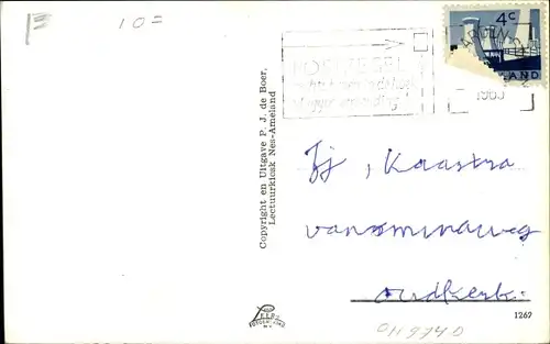 Ak Ameland Friesland Niederlande, Vuurtoren