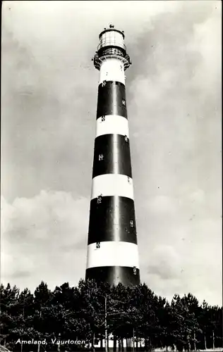 Ak Ameland Friesland Niederlande, Vuurtoren