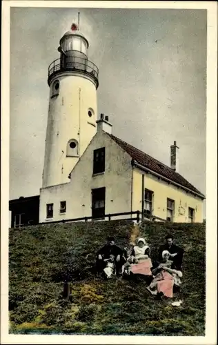 Ak Urk Flevoland Niederlande, Vuurtoren