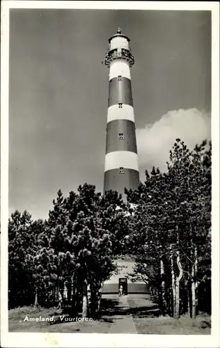 Ak Ameland Friesland Niederlande, Vuurtoren