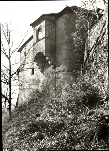 Ak Ronneburg in Thüringen, älterer Teil der Burg