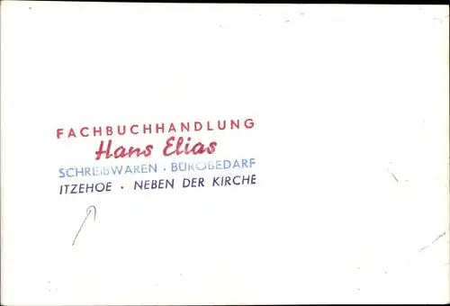 Foto Ak Rendsburg, Rathaus, VW Käfer, Fachbuchhandlung Hans Elias, Fotoretusche