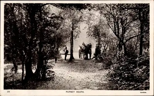 Ak Putney London England, Putney Heath