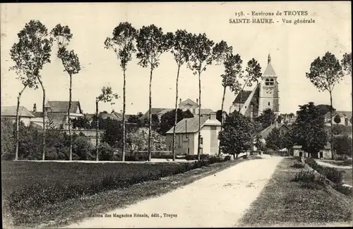 Ak Sainte-Maure Aube, Gesamtansicht