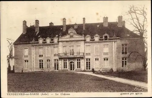 Ak Vendeuvre sur Barse Aube, Schloss