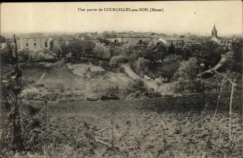 Ak Courcelles aux Bois Meuse, Teilansicht