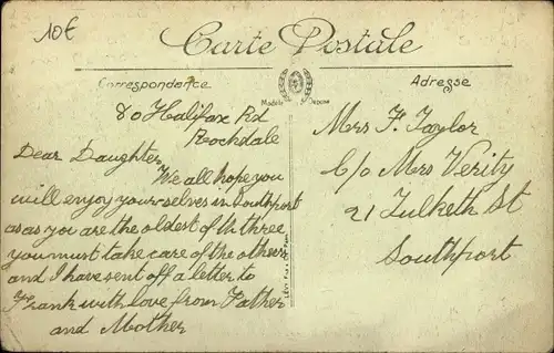 Ak Abbeville Somme, Le Pont Talence restauriert