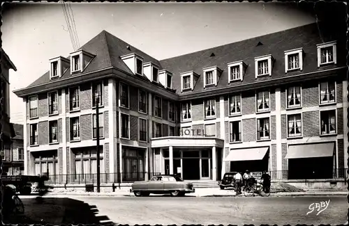 Ak Abbeville Somme, Hotel de France