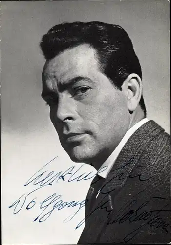 Ak Schauspieler Adrian Hoven, Portrait, Autogramm