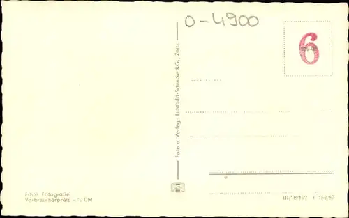 Ak Zeitz an der Weißen Elster im Burgenlandkreis, Michaeliskirche