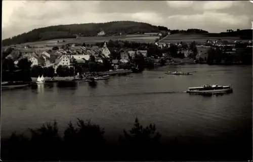 Ak Saalburg Ebersdorf Thüringen, Stausee, Bleiloch Saaletalsperre