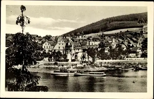 Ak Saalburg in Thüringen, Teilansicht