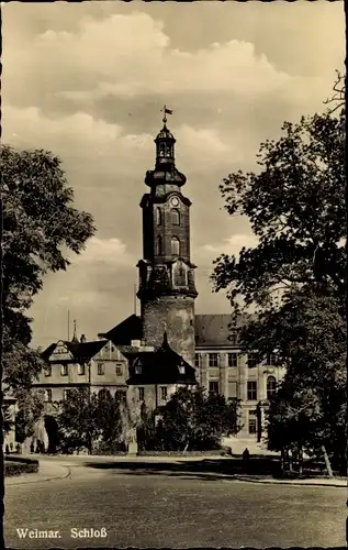 Ak Weimar in Thüringen, Schloss