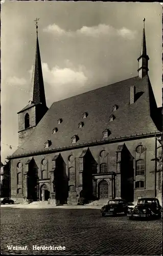 Ak Weimar in Thüringen, Herderkirche