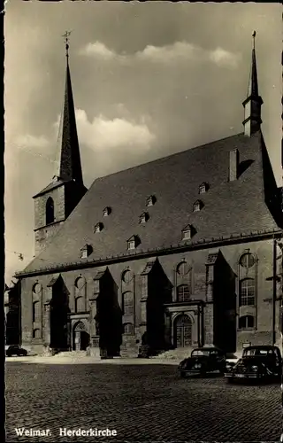 Ak Weimar in Thüringen, Herderkirche