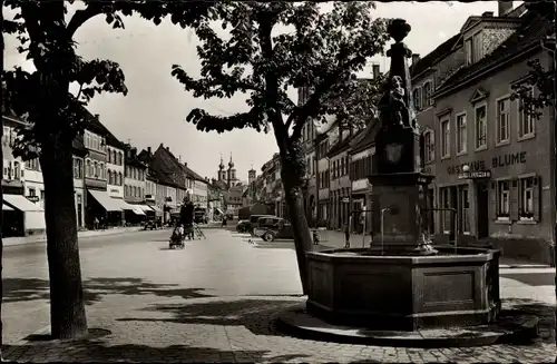 Ak Bruchsal im Kraichgau, Kaiserstraße