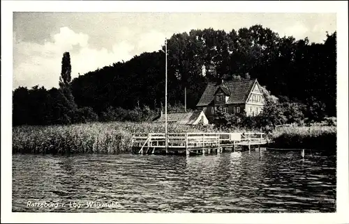 Ak Ratzeburg im Herzogtum Lauenburg, Walkmühle