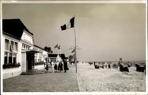 Foto Ak Ostseebad Grömitz in Holstein, Kurpromenade