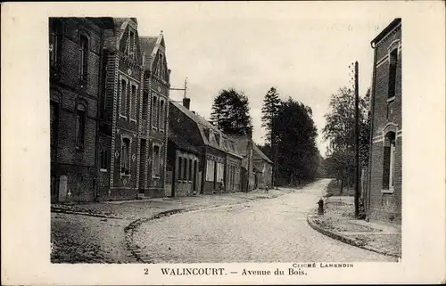 Ak Walincourt Nord, Avenue du Bois