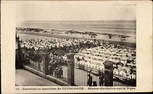 Ak Zuydcoote Nord, Sanatorium, Strand