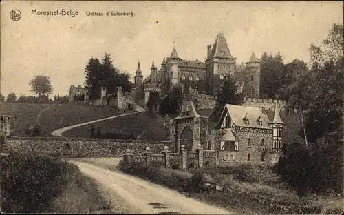 Ak Moresnet Plombières Bleiberg Wallonien Lüttich, Chateau d'Eulenburg