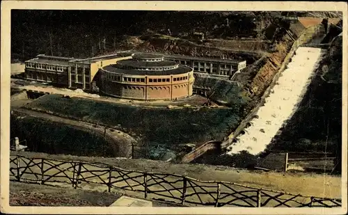 Ak Eupen Wallonien Lüttich, Barrage de la vesdre, Les Salles des Machines