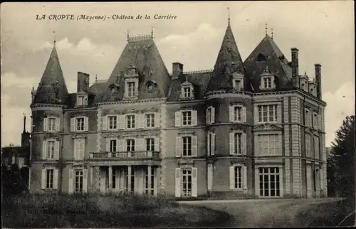 Ak La Cropte Mayenne, Quarry Castle