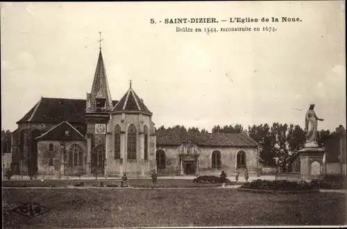 Postkarte Saint Dizier Haute Marne, Kirche von Noue