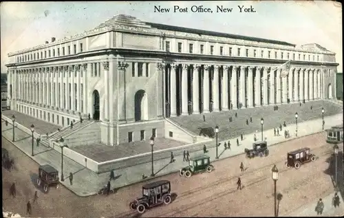 Ak New York City USA, New General Post Office