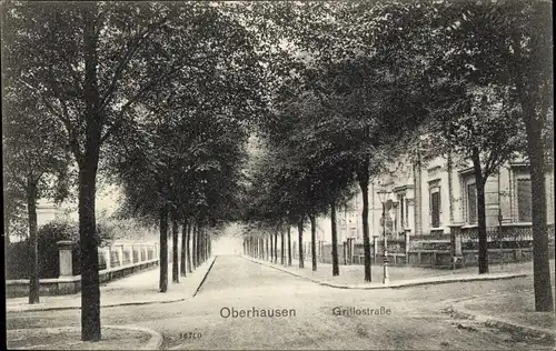 Ak Oberhausen im Ruhrgebiet, Grillostraße